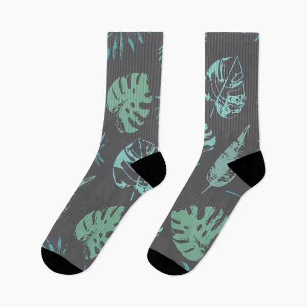 Item preview, Tropical leaves pattern, with distressed eroded effect designed and sold by Gerald Waters.