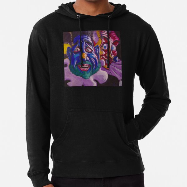 Happy scared, Pensive curious Lightweight Hoodie