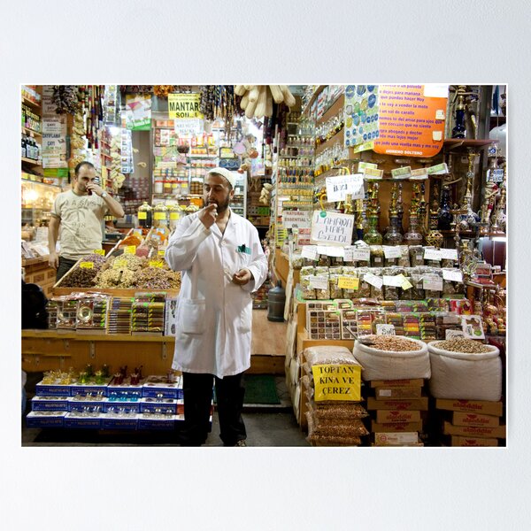 Vista previa del artículo con la obra «Grand Bazaar Merchant», diseñado y vendido por phil decocco.