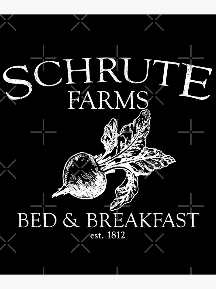 Débardeur The Office - Fermes Schrute - Collage Dwight - Licence Officielle