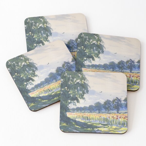 Item preview, Cloudy Afteroon with Poppies designed and sold by Glenn  Marshall.