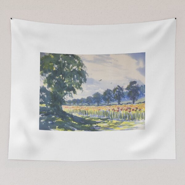 Item preview, Cloudy Afteroon with Poppies designed and sold by Glenn  Marshall.