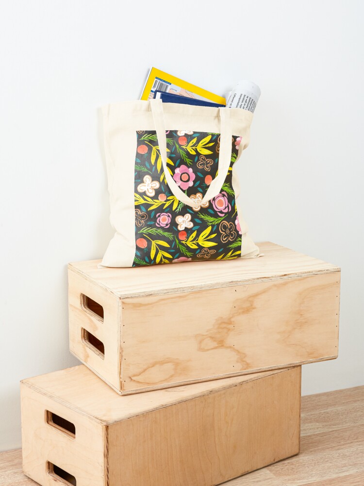 Alternate view of The painterly flowering Tote Bag