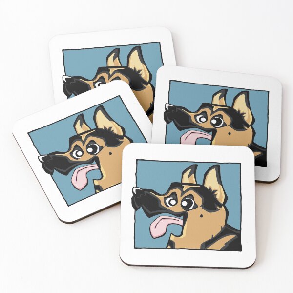 Item preview, German Shepherd - Short Hair - Black and Tan (Face) WHITE BG designed and sold by TheChicken.