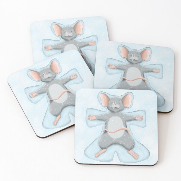 Item preview, Snow angel mouse designed and sold by tigerda.