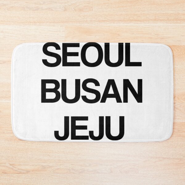 Item preview, Seoul Busan Jeju designed and sold by RBEnt.