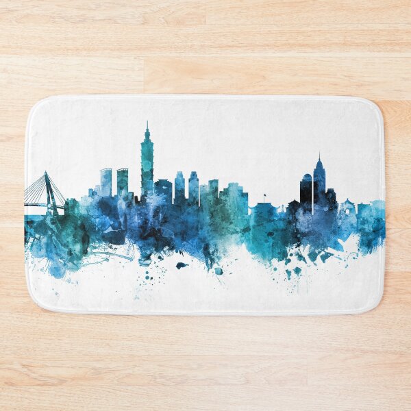 Item preview, Taipei Taiwan Skyline designed and sold by ArtPrints.