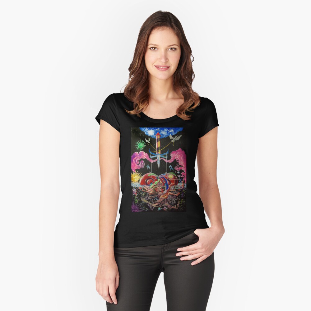 Item preview, Fitted Scoop T-Shirt designed and sold by RetinalKandy.