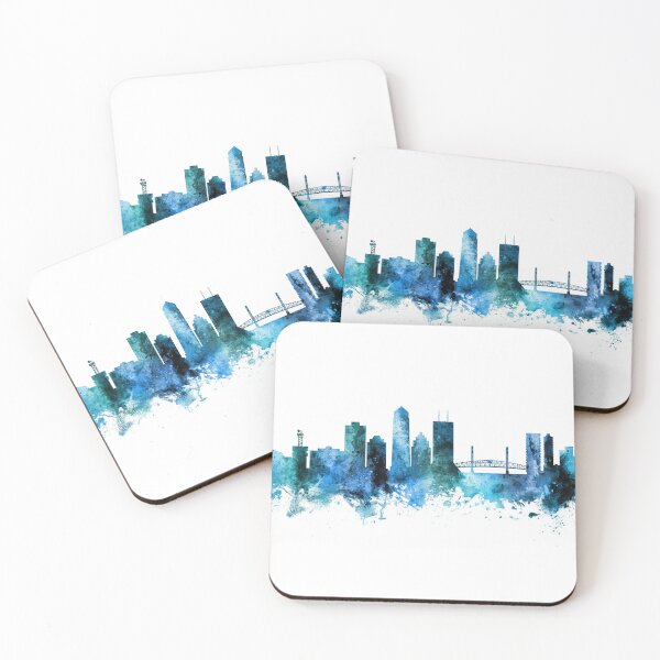Item preview, Jacksonville Florida Skyline designed and sold by ArtPrints.