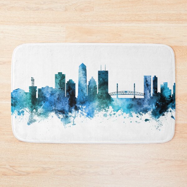 Item preview, Jacksonville Florida Skyline designed and sold by ArtPrints.
