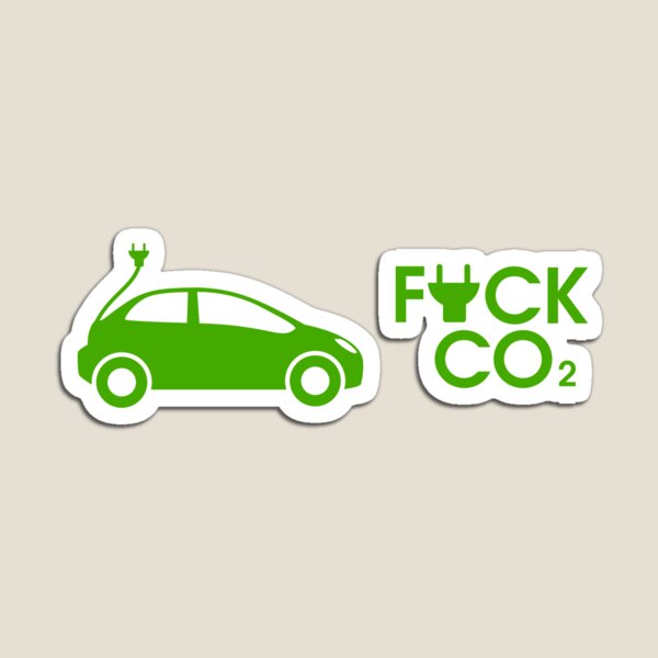 electric car fuck CO2 Magnet