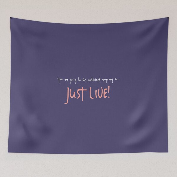 Item preview, Just Live designed and sold by Pepques.