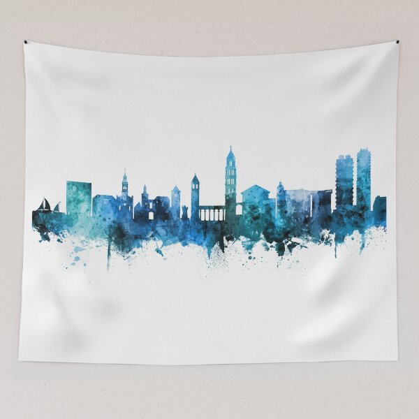 Item preview, Split Croatia Skyline designed and sold by ArtPrints.