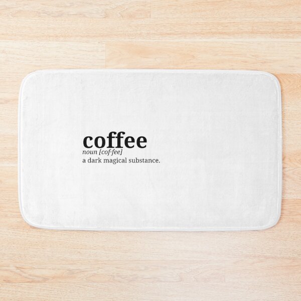 Item preview, Coffee. Dictionary Minismalist Definition | Left Text Art designed and sold by pamelawille.