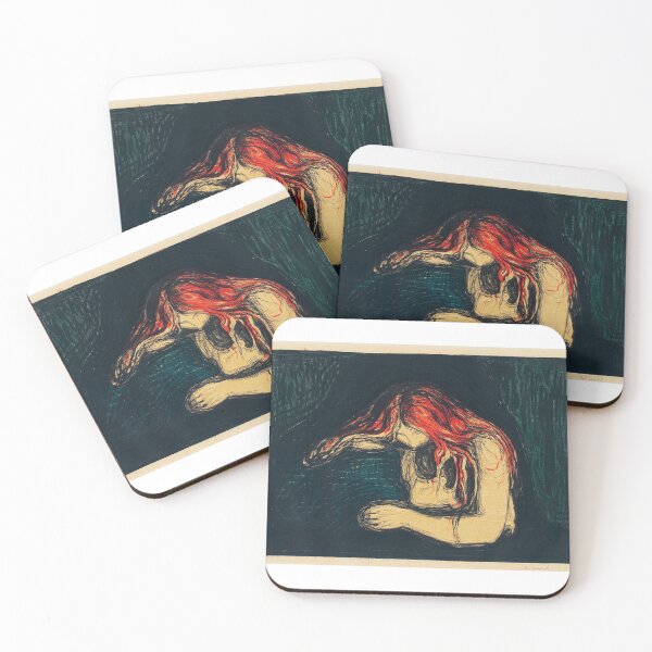 Item preview, Vampire  by  Edvard Munch artwork designed and sold by Vintage Designs +.