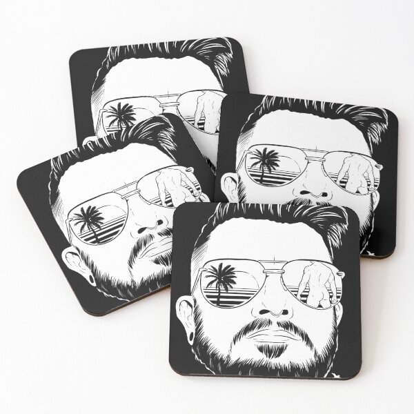 Item preview, Josh Ginger Beard - white lines designed and sold by RobskiArt.