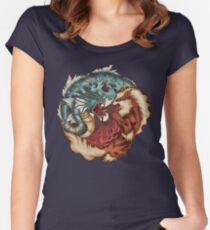 The Tiger and the Dragon Women's Fitted Scoop T-Shirt