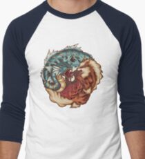 The Tiger and the Dragon Men's Baseball ¾ T-Shirt