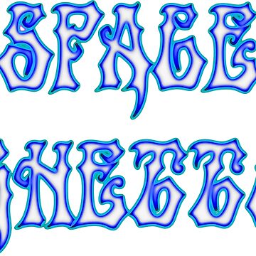 Artwork thumbnail, SG Ghost Txt Blue by space ghetto