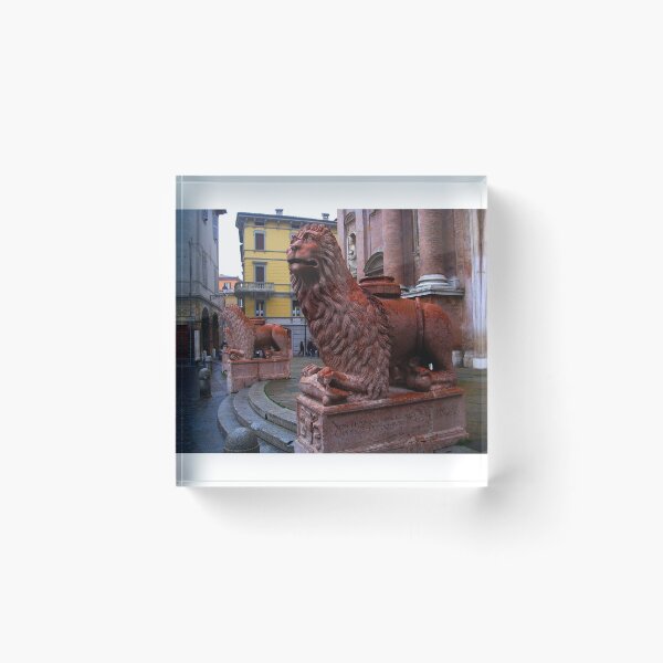 Item preview, Reggio-Emilia. A Lion Sculpture in Front of San Prospero Cathedral. Emilia-Romagna, Italy 2009 designed and sold by Igor Pozdnyakov.