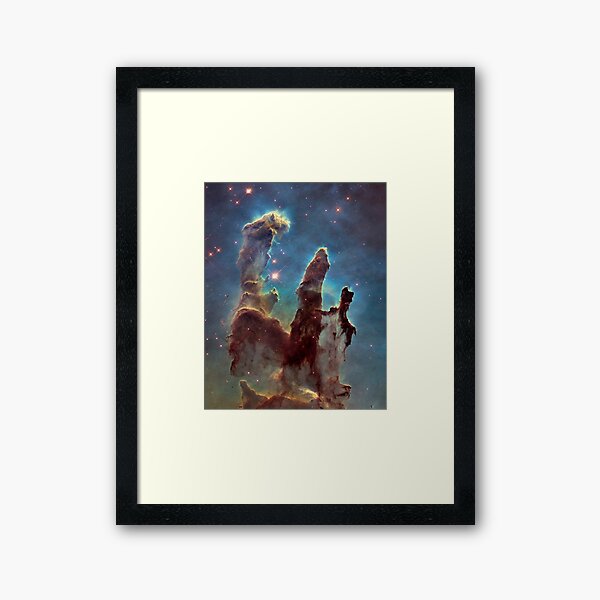 PILLARS OF CREATION Framed Art Print