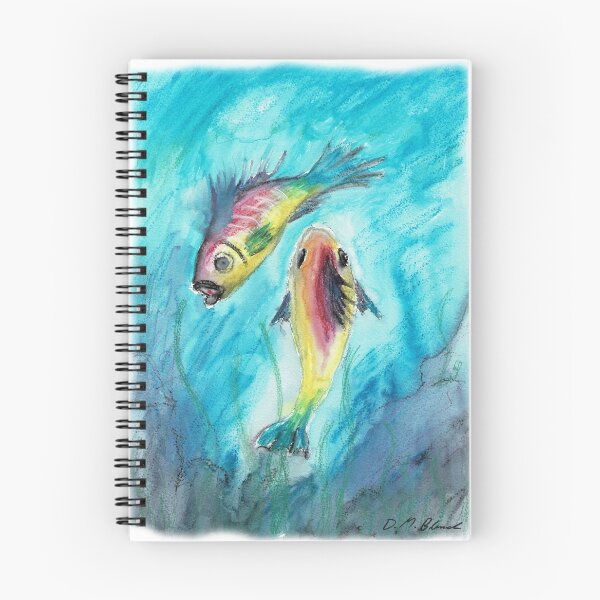 Item preview, Rainbow Fish Illustration designed and sold by Blenchy.
