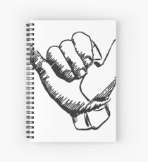 hang loose Spiral Notebook
