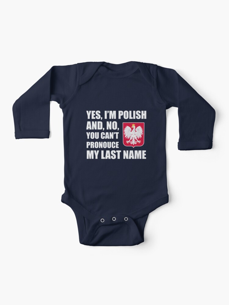 Polish Flag Onesie - Cute Polish Flag Heart - Poland Baby Bodysuit