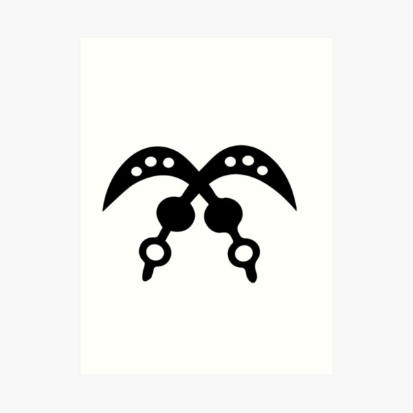 Adinkra Symbols of West Africa: Akofena