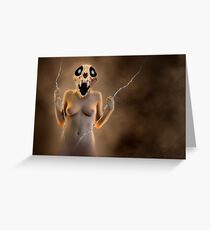 Skull Woman - Creature Greeting Card