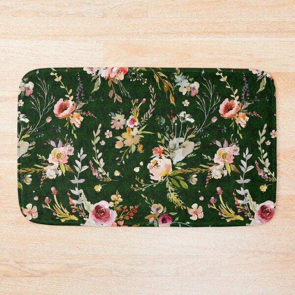 Item preview, Meadow Floral - Dark green designed and sold by SugarPineDesign.
