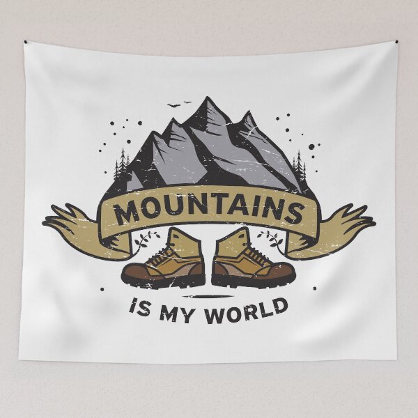 Item preview, Mountains is my world designed and sold by studio838.