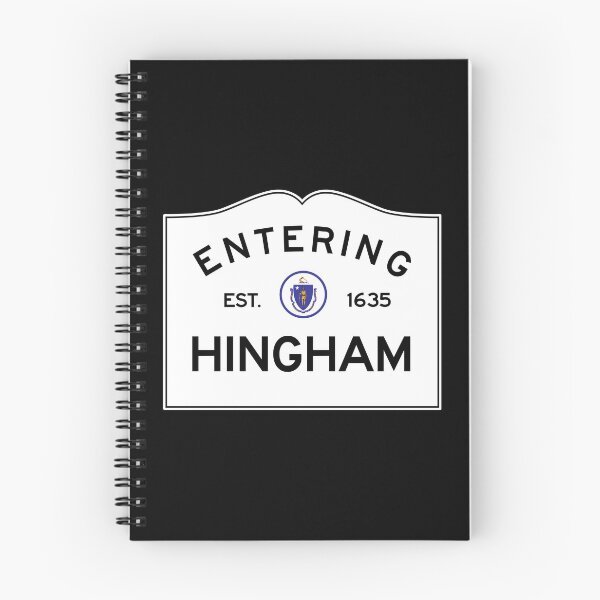 Item preview, Entering Hingham Massachusetts - Commonwealth of Massachusetts Road Sign Sticker designed and sold by NewNomads.