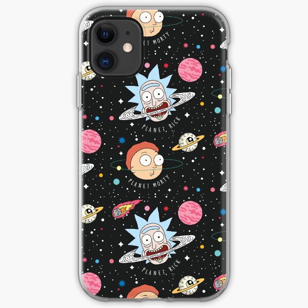 Rick and Morty Planets iPhone Soft Case