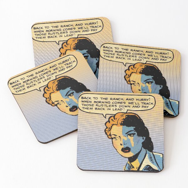 Item preview,  Homage to Lichtenstein, Rustlers designed and sold by Salocin.