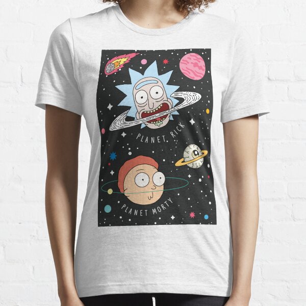 Rick and Morty Planets Essential T-Shirt