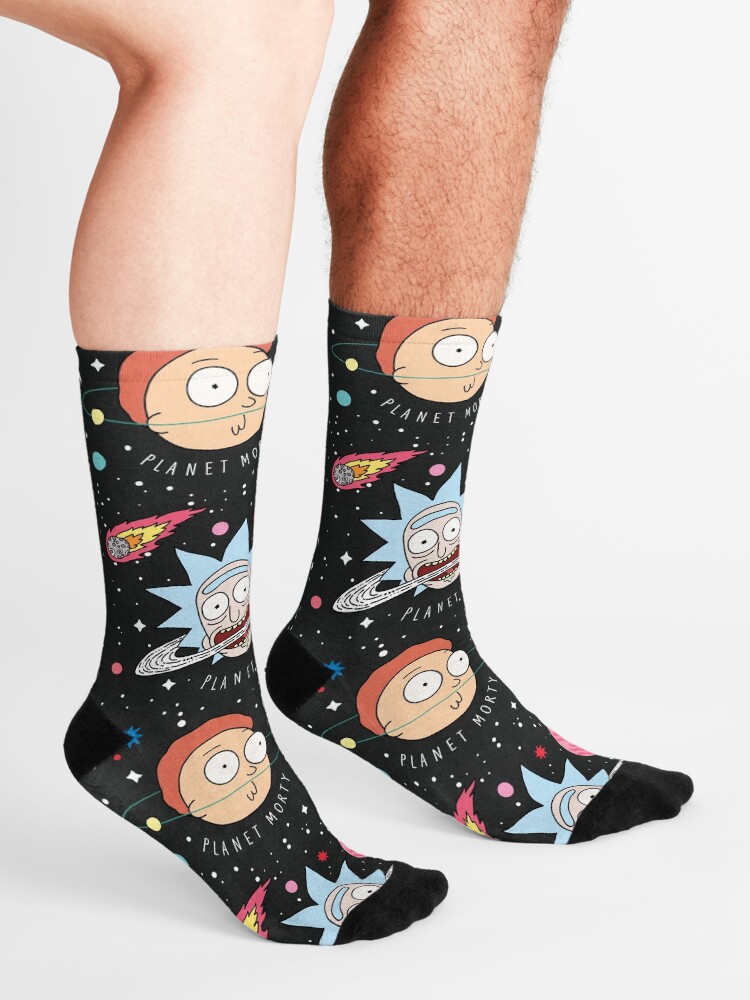 Alternate view of Rick and Morty Planets Socks
