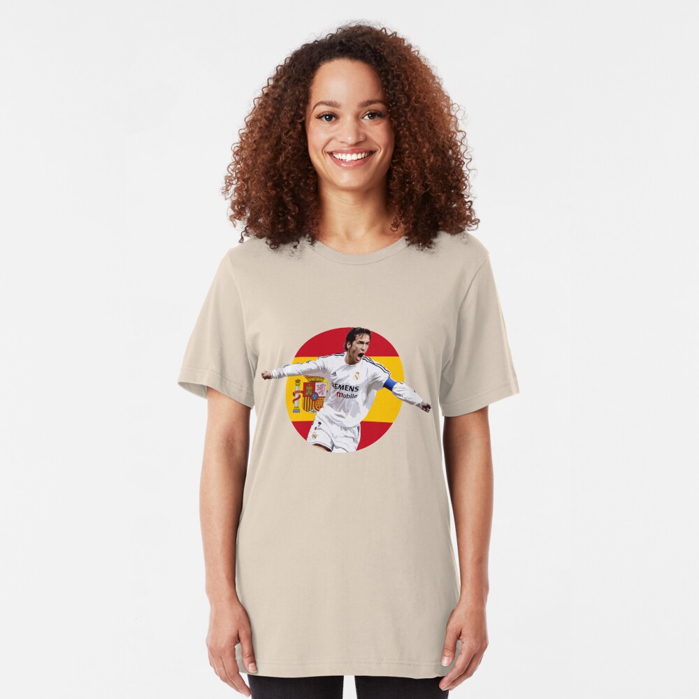 Raúl González - Spain and Real Madrid Legend Slim Fit T-Shirt