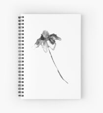 Flower Lithograph Print Spiral Notebook
