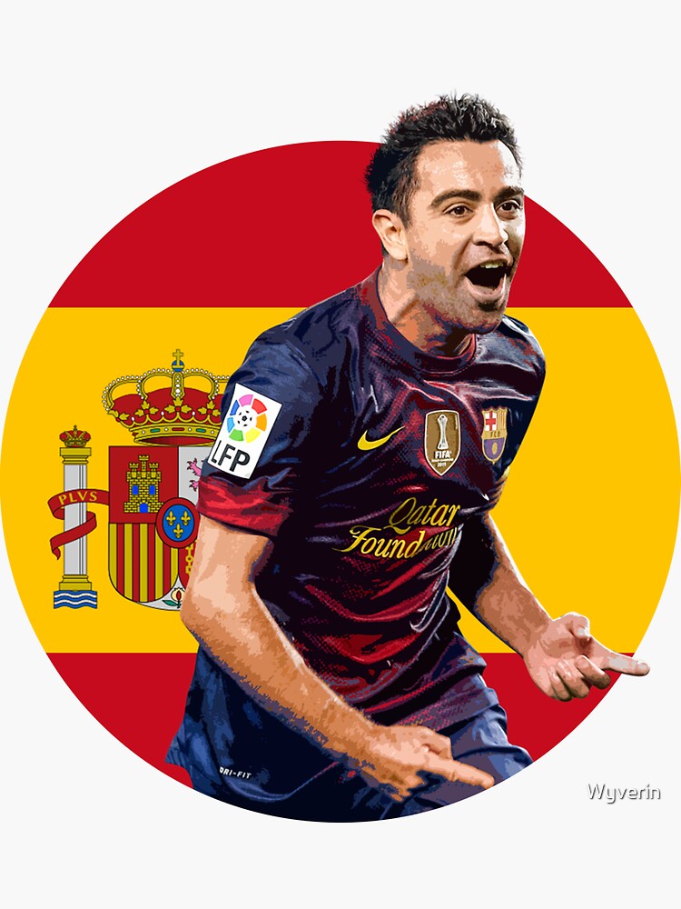 Xavi - Spain and Barcelona Legend by Wyverin