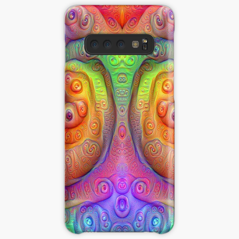 DeepDream Tomato Steelblue 5x5K v8 Case & Skin for Samsung Galaxy