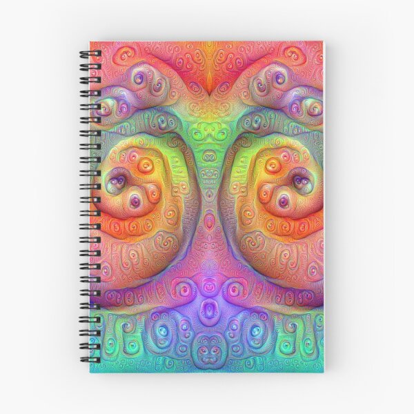 Item preview, DeepDream Tomato Steelblue 5x5K v8 designed and sold by blackhalt.
