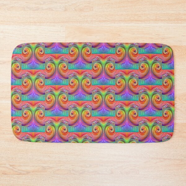 Item preview, DeepDream Tomato Steelblue 5x5K v8 designed and sold by blackhalt.