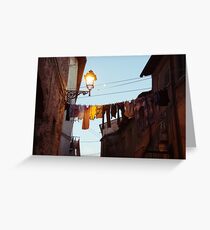 clothesline Greeting Card