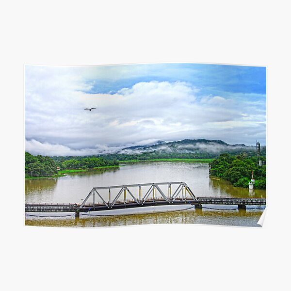 Mist Bridge Poster