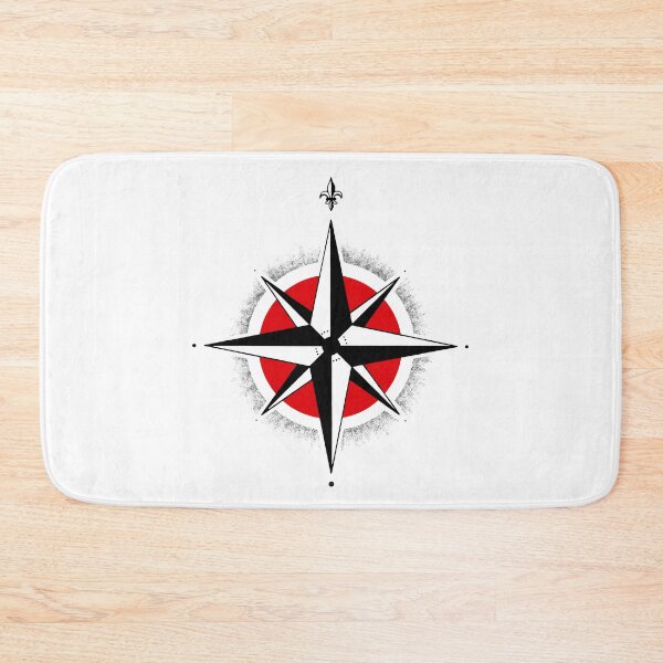 Item preview, Old School Compass Tattoo designed and sold by SoulArtLove.