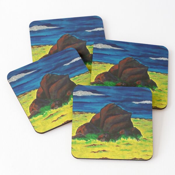 Item preview, Rocks in meadow designed and sold by George Hutton Hunter.