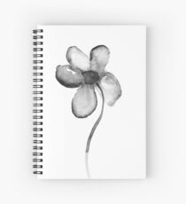 Flower Lithograph Print Spiral Notebook