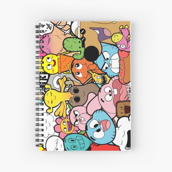 The amazing world of Gumball doodle Spiral Notebook