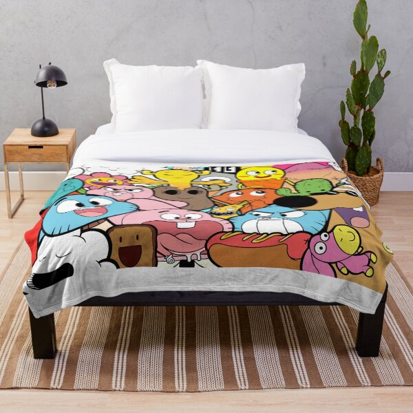 The amazing world of Gumball doodle Throw Blanket